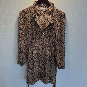 Gorgeous Ann Taylor Loft leopard dress, size 2.